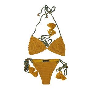 Handmade Mustard Bikini Set